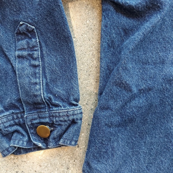 Denim Frayed Top ( oversized ) - Picture 5 of 7